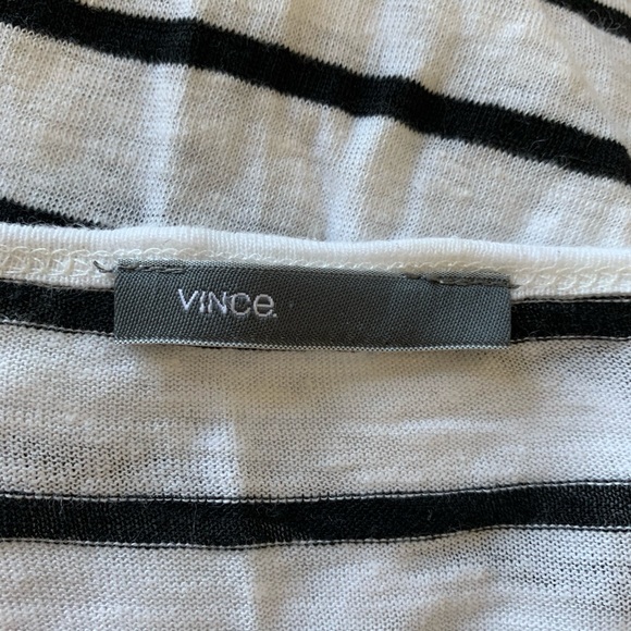 Vince stripe drop shoulder pocket tee #6491 - Picture 5 of 6